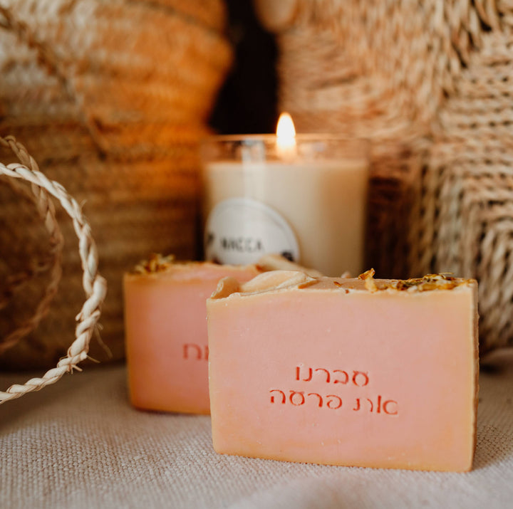 סבון מוצק טבעי לחג פסח - חג שמח | עברנו את פרעה
