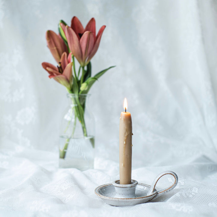 פמוט קרמיקה בעבודת יד