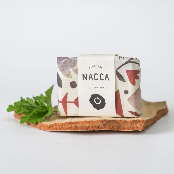 סבון מוצק טבעי גרניום