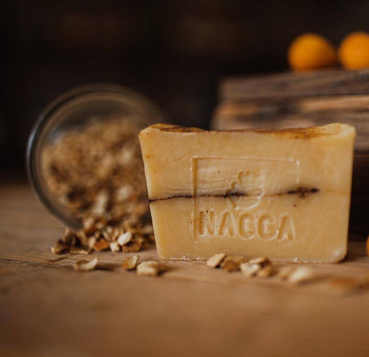 סבון מוצק טבעי קינמון