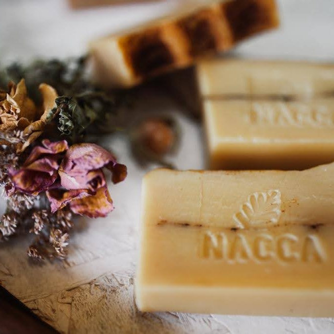 סבון מוצק טבעי קינמון