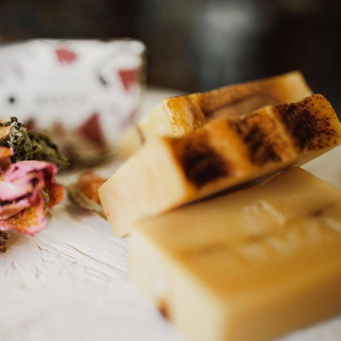 סבון מוצק טבעי קינמון