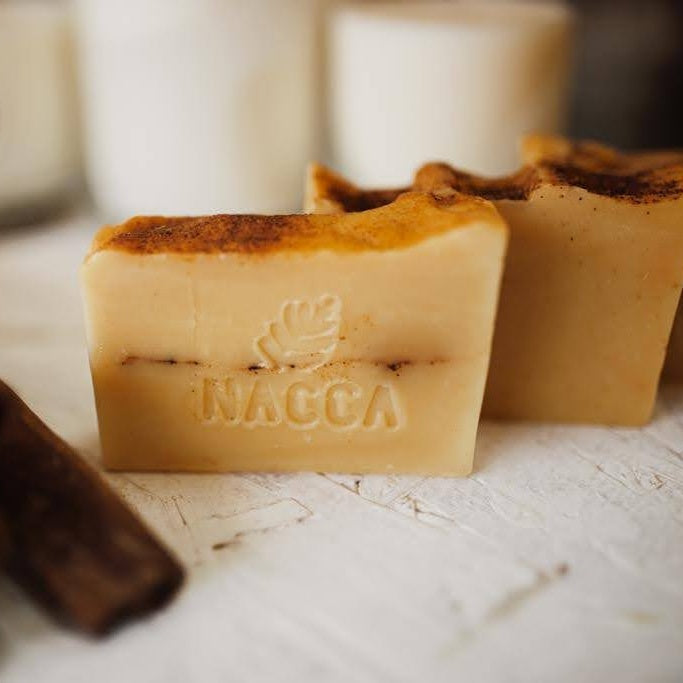 סבון מוצק טבעי קינמון