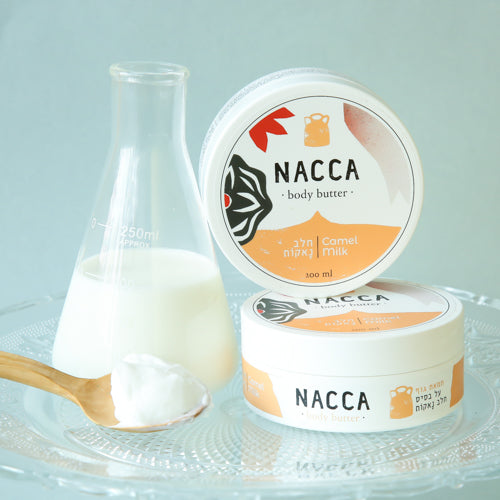 חמאת גוף חלב נאקות וחמאת שיאה