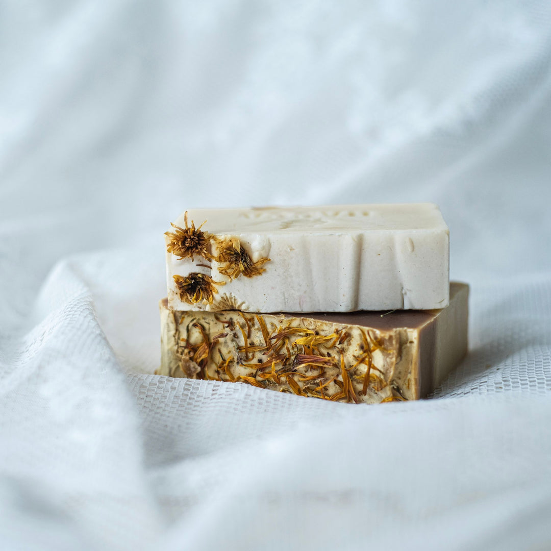 זוג סבונים טבעיים מוצקים