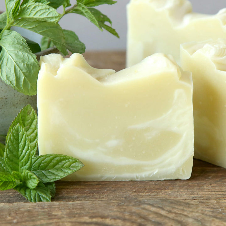 סבון מוצק טבעי תפוז - מנטה