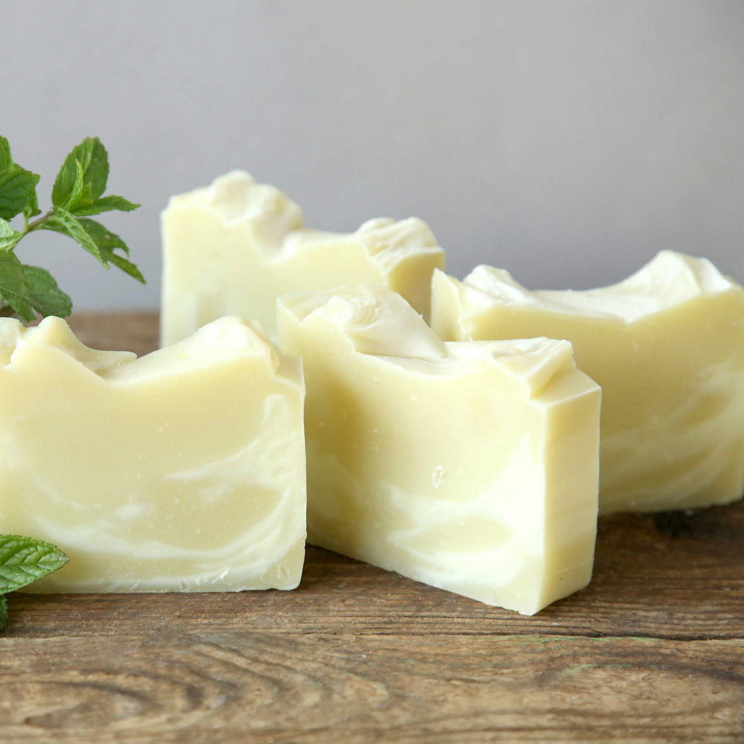 סבון מוצק טבעי תפוז - מנטה