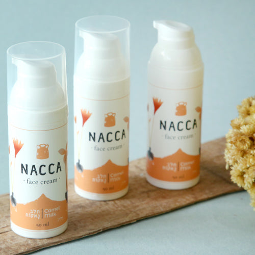 קרם פנים על בסיס חלב נאקות