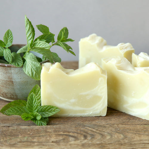 סבון מוצק טבעי תפוז - מנטה