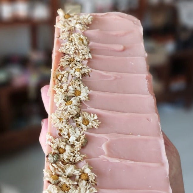 סבון מוצק טבעי סחלב-סיגליות⁩