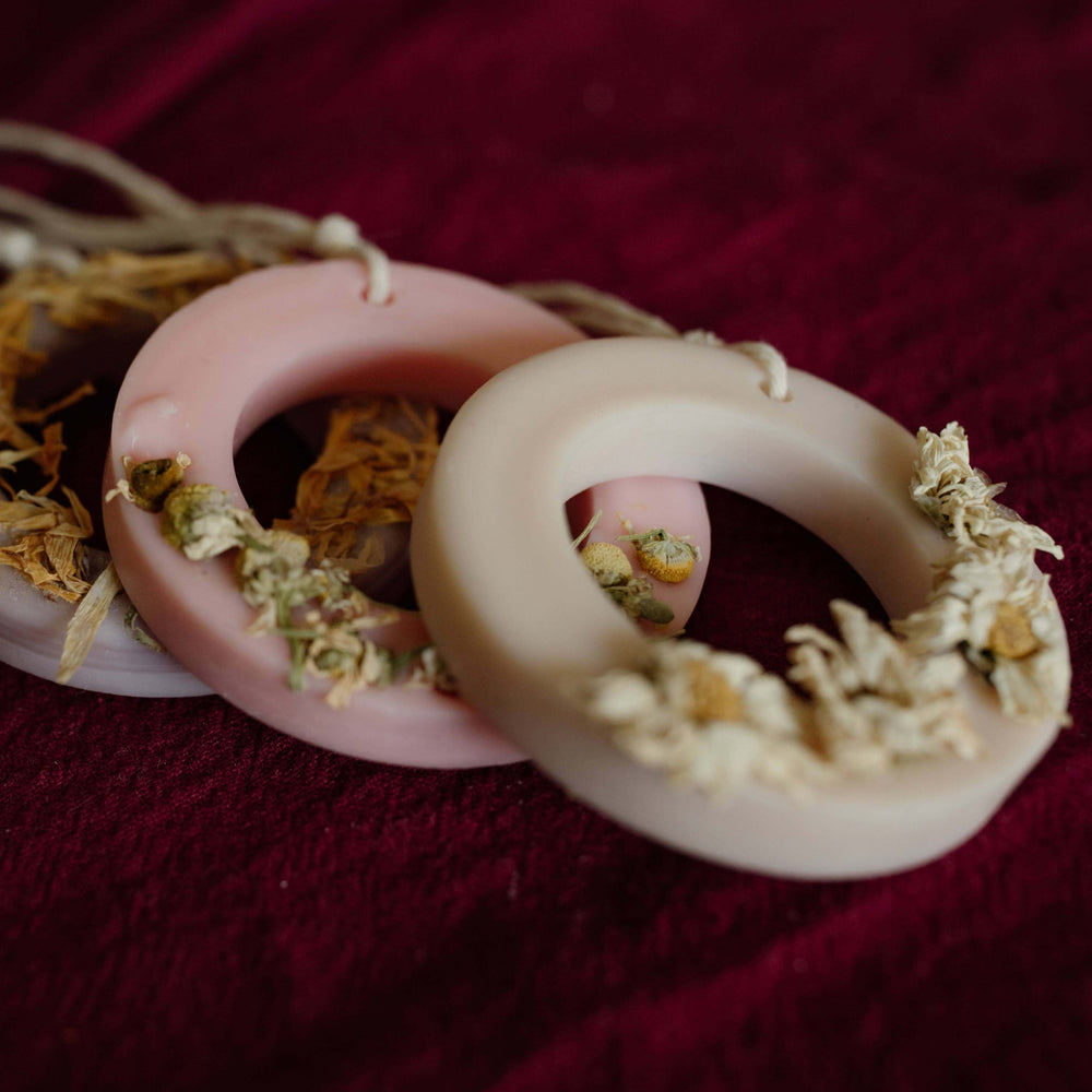 תליוני ריח עגולים משעוות סויה